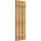 Ekena Millwork Spaced Board-n-Batten Shutters, Rough Sawn Western Red Cedar, 17 1/8W x 47H, PR RBS06S17X047RWR - alternate 2